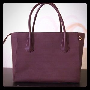 Dagne Dover Large Oxblood Tote